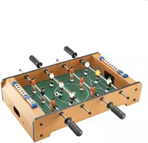 Medinis žaidimų stalas „Stalo futbolas“, 50 x 30.5 x 10 cm