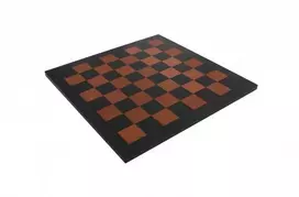 Italfama Juoda/ruda TIKROS ODOS šachmatų lenta. 44x44cm., kvadratas: 4,8cm.