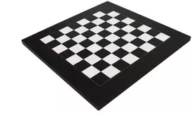 Italfama Juoda/balta vertingos medienos šachmatų lenta. 42x42cm., kvadratas: 4cm.