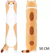 Pliušinė katė - pagalvė, 50cm