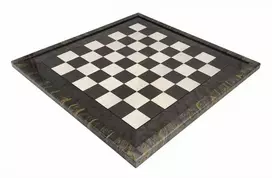 Italfama Pilka vertingos medienos šachmatų lenta su rėmeliu. 54x54cm., kvadratas: 5cm.