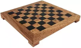 Italfama Unikali antikvarinės medienos ir dervos šachmatų lenta. 50x50cm., kvadratas: 5cm.