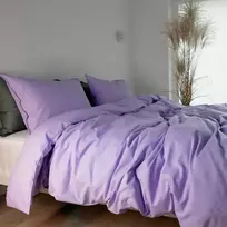 Saules Patalyne Medvilninis patalynės komplektas LEVANDŲ ŠOKIS, 3 dalių, 200x220