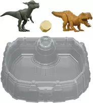 Mattel JURASSIC WORLD rinkinys su spalvų keitimo funkcija – Kovų arena (JDC59)