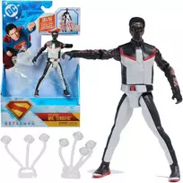 DC Comics Epic Strike maža figūrėlė, judanti lėlė Mr. Terrific, 15 cm + priedai