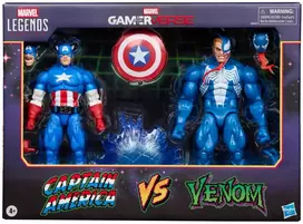 Hasbro Marvel Legends Series Gameverse Captain America & Venom pack 2 figures 15cm