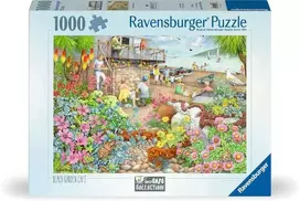 Ravensburger Dėlionė 1000 vnt. - Paplūdimio sodo kavinė