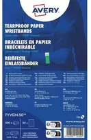 Avery Zweckform Kontrolinė renginių apyrankė Tyvek neoninės žalios spalvos 265x19mm