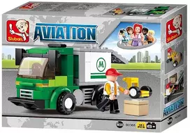 SLUBAN aviacijos sunkvežimio 121 M38-B0368 kaladėlės