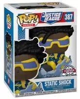 Funko POP! Teisingumo Lyga Static Shock 387 riboto leidimo figūrėlė