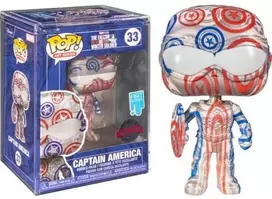 Funko POP! Art Series Marvel Kapitono Amerikos dėklas