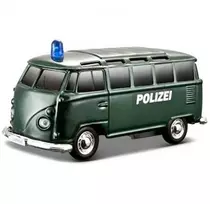 "Maisto VW T1" policijos retro stiliaus šviesų garsas 01534