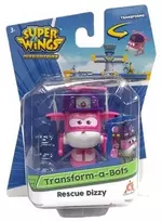 Alpha Group Super Wings transformuojantis robotas Dizzy Rescue 5cm