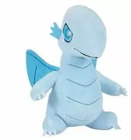 Phatmojo Yu-Gi-Oh! pliušinis drakonas mėlynomis akimis baltas drakonas 20 cm