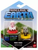 Mattel Minecraft figūrėlių rinkinys Kiaulytė ir Iškvietėjas GMD16 2 vnt.