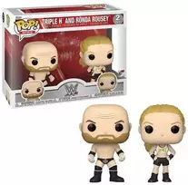Funko POP! WWE Triple H ir Ronda Rousey figūrėlės (2 vnt. pakuotėje)