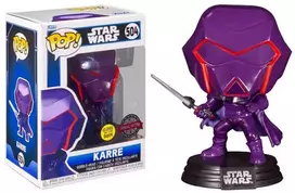 Funko POP! Žvaigždžių karai: vizijos – Karre (Glows in the Dark) specialusis leidimas Vinyl Bobble-Head