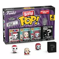 FUNKO Bitty POP! Figūrėlių rinkinys: The Nightmare Before Christmas - Santa Jack, ~3 cm (4 vnt.)
