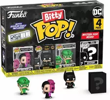 FUNKO Bitty POP! Figūrėlių rinkinys: DC, ~3 cm (4 vnt.)