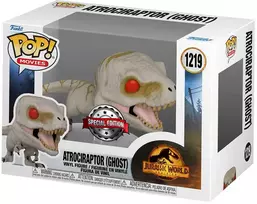 FUNKO POP! Vinilinė figūrėlė: Jurassic World - Atrociraptor (Ghost), 10 cm
