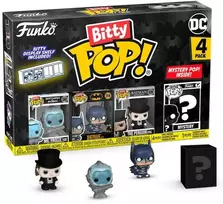 FUNKO Bitty POP! Figūrėlių rinkinys: DC, ~3 cm (4 vnt.)