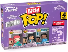 FUNKO Bitty POP! Figūrėlių rinkinys: Disney Princesės, ~3 cm (4 vnt.)