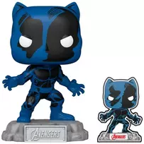 Funko POP figure Marvel Avengers 60th Anniversary Comic Juodas Panther with Pin Exclusive