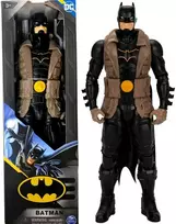 DC Comics Batman didelė figūrėlė lėlė rudu paltu 30 cm