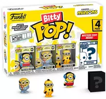 FUNKO Bitty POP! Figūrėlių rinkinys: Minions, ~3 cm (4 vnt.)