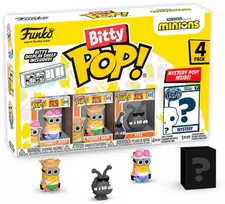 FUNKO Bitty POP! Figūrėlių rinkinys: Minions, ~3 cm (4 vnt.)