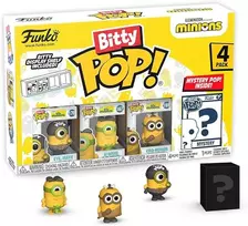 FUNKO Bitty POP! Figūrėlių rinkinys: Minions, ~3 cm (4 vnt.)