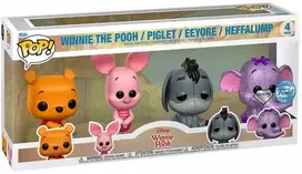FUNKO POP! Vinilinių figūrėlių rinkinys: Mikė Pūkuotukas, ~8 cm (4 vnt.)