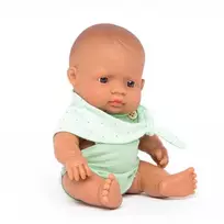 Miniland lėlė berniukas su rūbais (21 cm.)