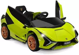 Promotions Elektrinis automobilis, Lamborghini, 108x64x41 cm, žalias