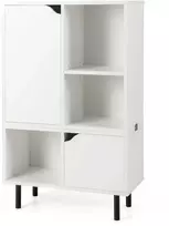 KNYGA Promotions Knygų spinta, 59.7x30.5x96.5 cm, balta