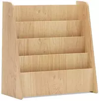 KNYGA Promotions Knygų lentyna, 57.5x26.5x59 cm, Natūrali balta