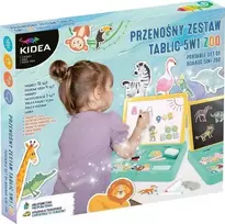 Derform Przenośny komplektas tablic 5w1 ZOO su lagaminu KIDEA
