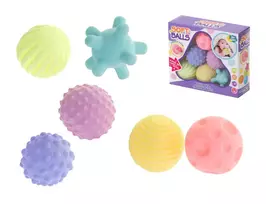 Sensoriniai kamuoliukai, 6 vnt.