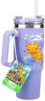 Paladone ABYstyle MINECRAFT Sandarus Puodelis su Šiaudeliu | 900 ml