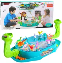 Lean Toys Įtraukiantis žaidimas su dinozaurais