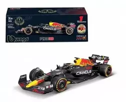 Kolekcinis modelis - Bburago 1:24 F1 Raudona Bull RB18 Max Verstappen Abu Dhabi GP
