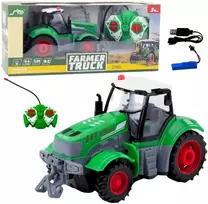 Lean Toys Nuotoliniu būdu valdomas žaislinis traktorius 1:24