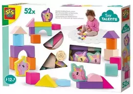 Ses Creative SES mediniai kaladėlės vienaragis 52 vnt. 13251 32514