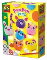 Dėlionė Ses_Creative Kūrybos rinkinys SES Creative Pom Pom Pets 14789