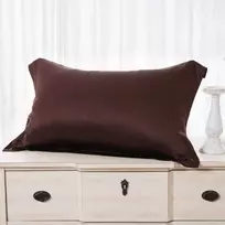 Patalynės komplektas Mulberry šilko pagalvės užvalkalas (ruda), 19 momų (M/M)
