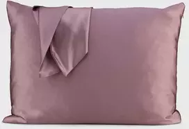 Patalynės komplektas Pink Mulberry šilko pagalvės užvalkalas DUSTY Rožinis, 19 momų (M/M)