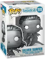 FUNKO POP! Vinilinė figūrėlė: Marvel: The Fantastic Four: First Steps - Silver Surfer, 9 cm