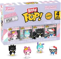 FUNKO Bitty POP! Figūrėlių rinkinys: Sanrio: Hello Kitty - My Melody, ~3 cm (4 vnt.)