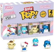 FUNKO Bitty POP! Figūrėlių rinkinys: Sanrio - Hello Kitty, ~3 cm (4 vnt.)