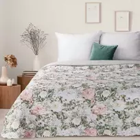 Eurofirany SI/IDA/NARZ 200X220 ŽALIA+ROŽINĖ Lovatiesė Lovatiesė